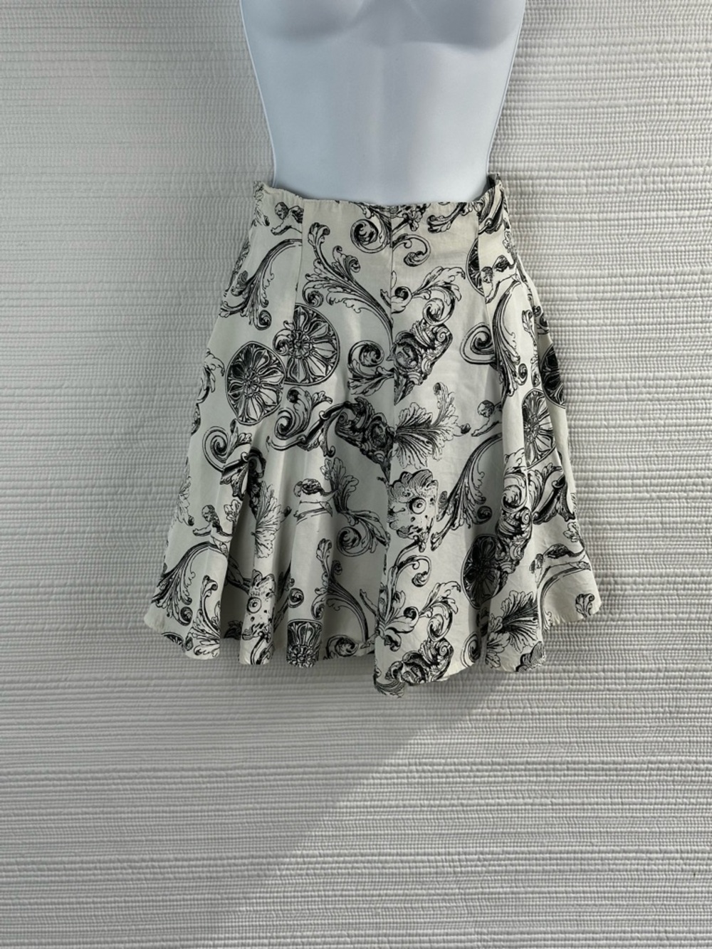Judy Knapp California Vintage Baroque Scroll Skort Shorts Size 3 Juniors